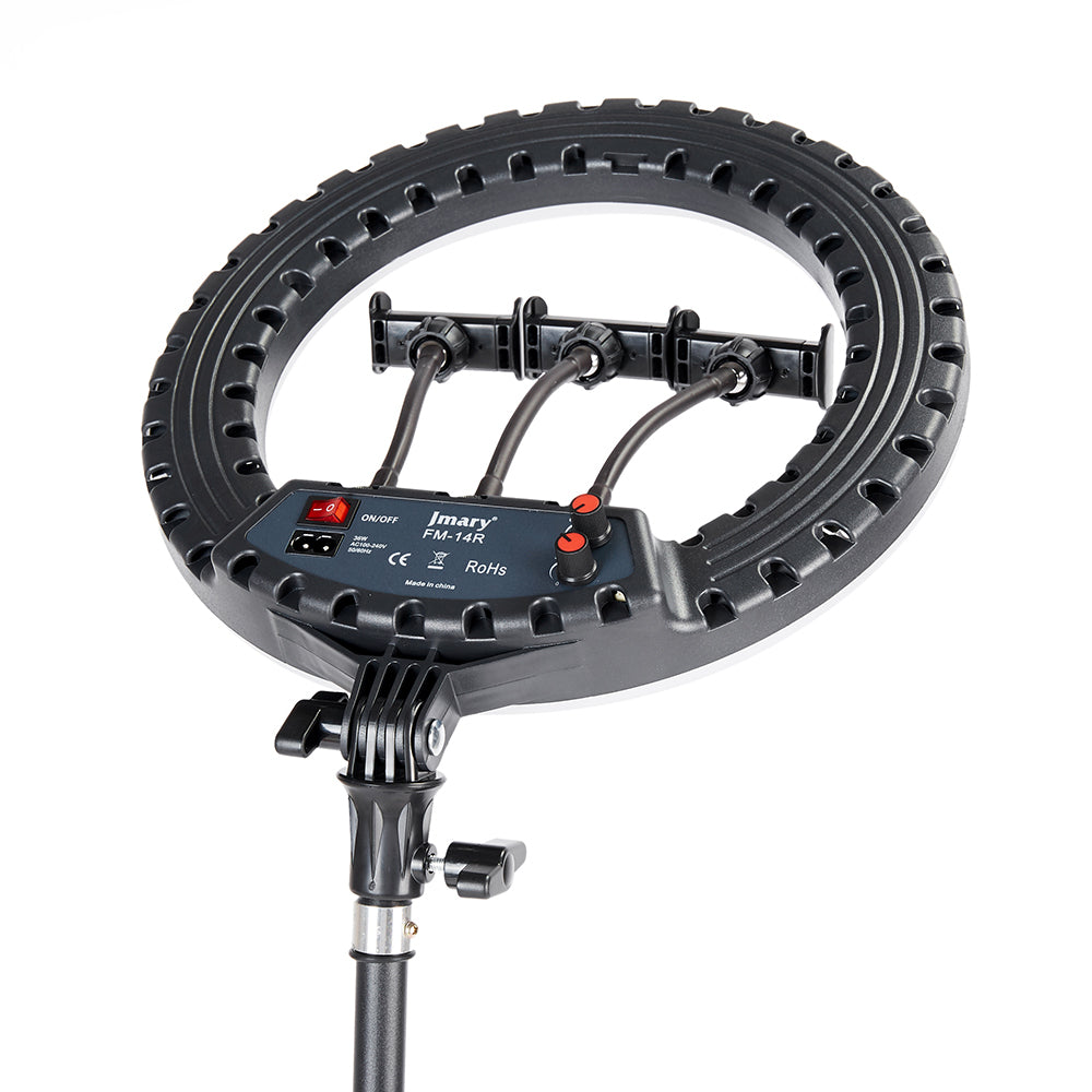 Jmary FM-14R Kumandalı 34cm Işıklı Telefon Tutucu Ring Light Jmary FM-14R Kumandalı 34cm Işıklı Telefon Tutucu Ring Light